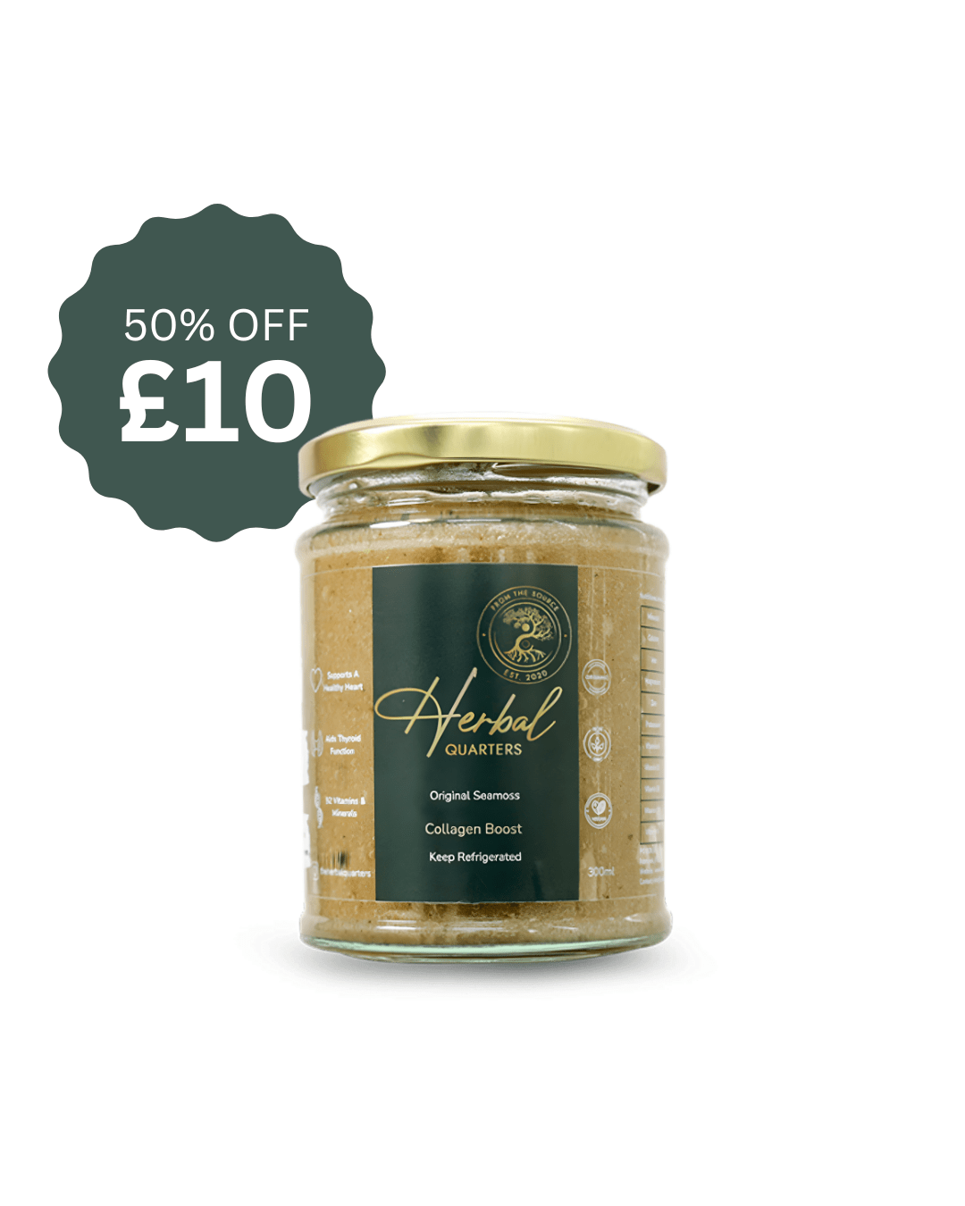 Black Friday Special Original Seamoss Gel - Collagen Boost - Herbal Quarters