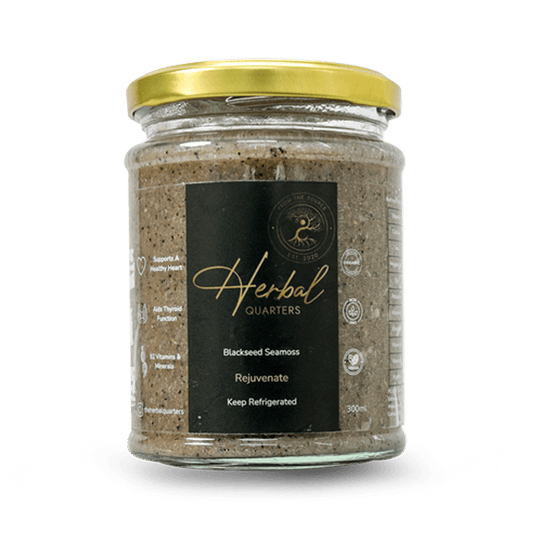 Black Seed Infused Seamoss Gel - Rejuvenate - Herbal Quarters