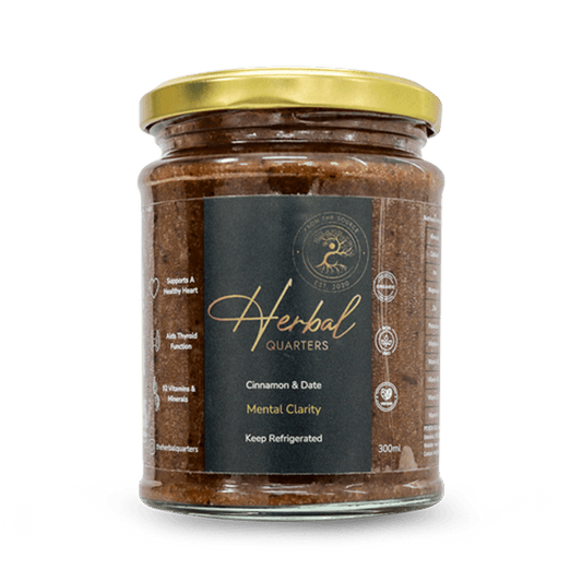 Cinnamon & Date Infused Seamoss Gel - Mental Clarity - Herbal Quarters