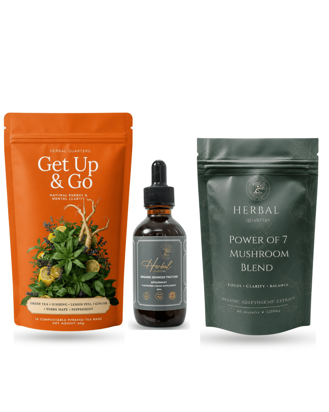Focus & Energy Bundle - Herbal Quarters